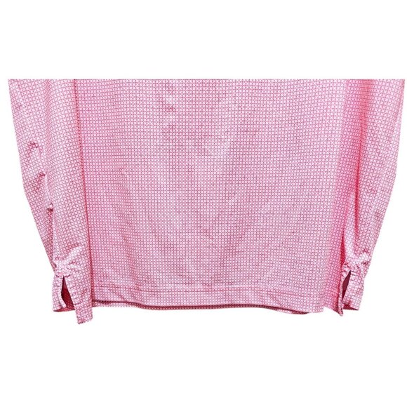 Callaway Men's Opti-Dri Pink Diamond Pattern Polo Shirt L Short Sleeve Golf Top - Picture 4 of 10